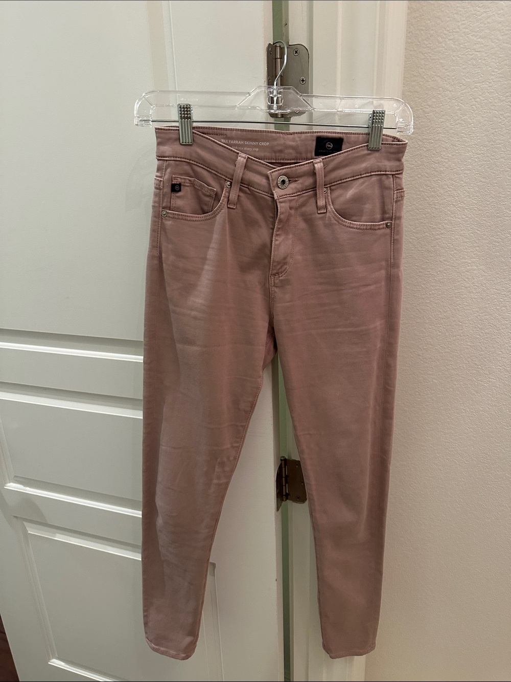 AG Adriano Goldschmied Dusty Rose Skinny Jeans